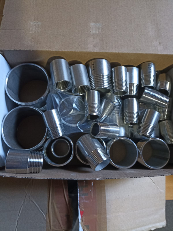Ниппель DN 20 (3/4") AISI 304 нержавеющий